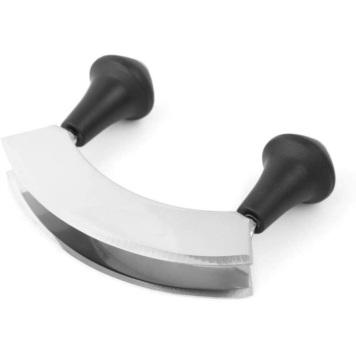 Fox Run 6607 5.5" Double Blade Mezzaluna Chopper with Safety Guard