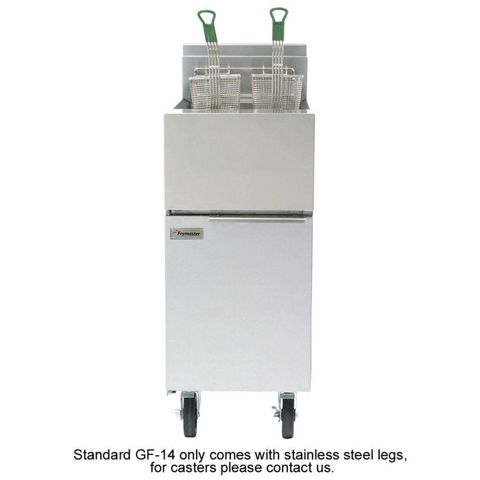 Frymaster GF14 Standard Natural Gas Fryer - 40 lb. - Nella Online