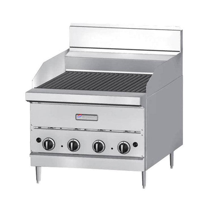 Garland G30-BRL Natural Gas 30" Ceramic Briquette Charbroiler - 75,000 Btu - Nella Online