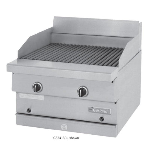 Garland GF36-BRL 36" Countertop Ceramic Briquette Gas Charbroiler with Flame Failure Protection - 90,000 BTU - Nella Online