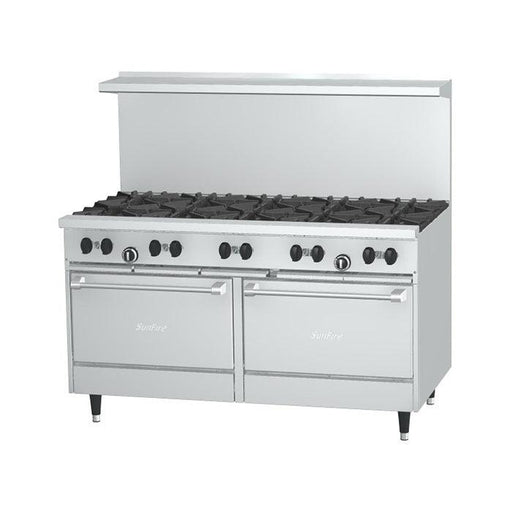Garland X60-10RS Sunfire X Series 60” Natural Gas Range with 10 Burners - 333,000 BTU - Nella Online