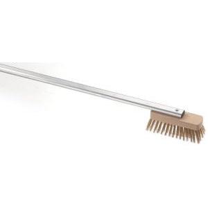 Gi-Metal 47" Hobby Brass Bristle Brush, Aluminum Handle - ACH-SP - Nella Online