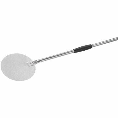 GI-Metal F-20 Amica 8" Small Round Pizza Peel with 47" Handle - Nella Online