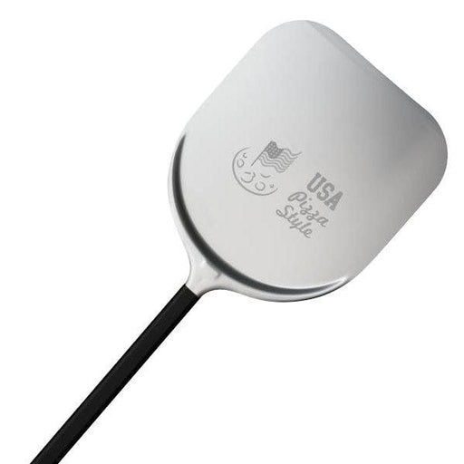 GI Metal R-32R/US/60 America 13” Anodized Aluminum Square Pizza Peel with 23 1/2" Handle - Nella Online
