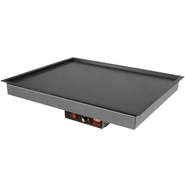 Hatco GRSBF-30-I 31.5" Glo-Ray Built-In Rectangular Aluminum Heated Shelf Food Warmer with Recessed Top- 120V/665W - Nella Online