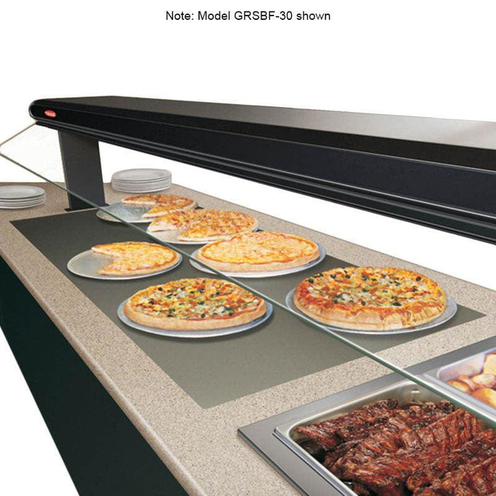 Hatco GRSBF‐42‐S 43.5" Glo-Ray Built-In Rectangular Heated Shelf with Flush Top - 120V/1100W - Nella Online