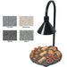 Hatco GRSSR20-DL77516 Glo-Ray Portable Heated Stone Shelf with Decorative Lamp - 120V/650W - Nella Online