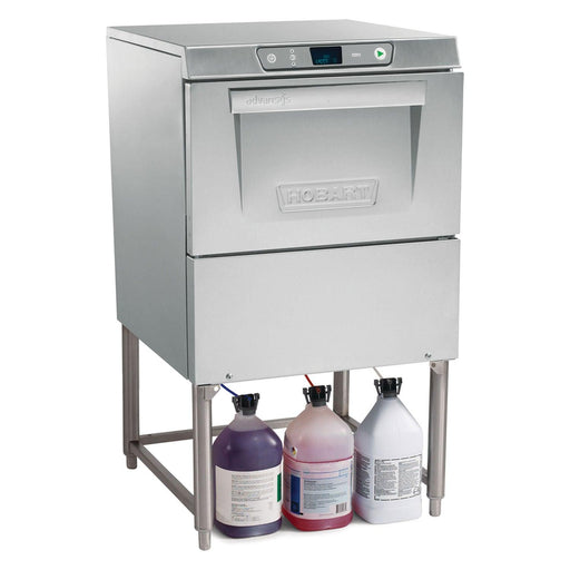 Hobart LXGeR-1 Advansys Hot Water Sanitizing Glasswasher with 14” Legs - 120V / 208-240V - Nella Online