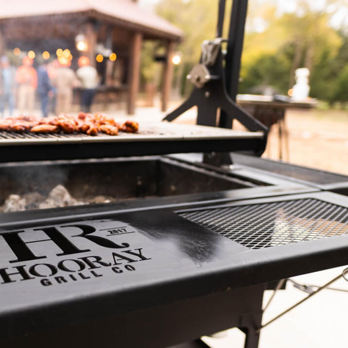 Hooray Grill Company 360 Ranch 36" Open Fire Grill with Rotisserie