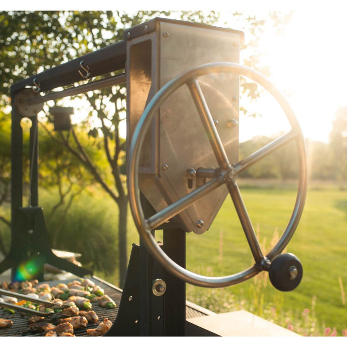 Hooray Grill Company 360 Ranch 36" Open Fire Grill with Rotisserie