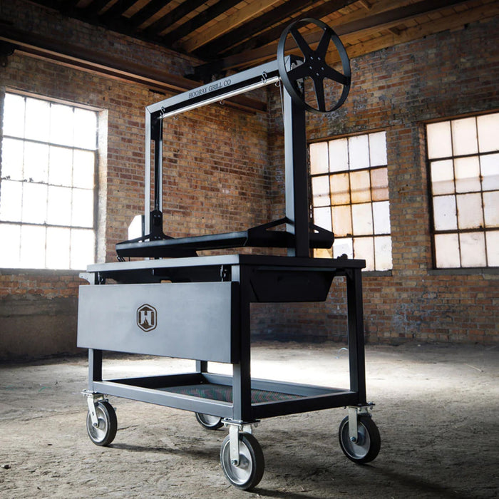 Hooray Grill Company 40" Open Fire Grill with Rotisserie