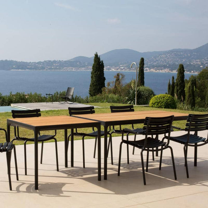 Houe ReCLIPS Outdoor Arm Chair with Bamboo Arm Rest - Nella Online