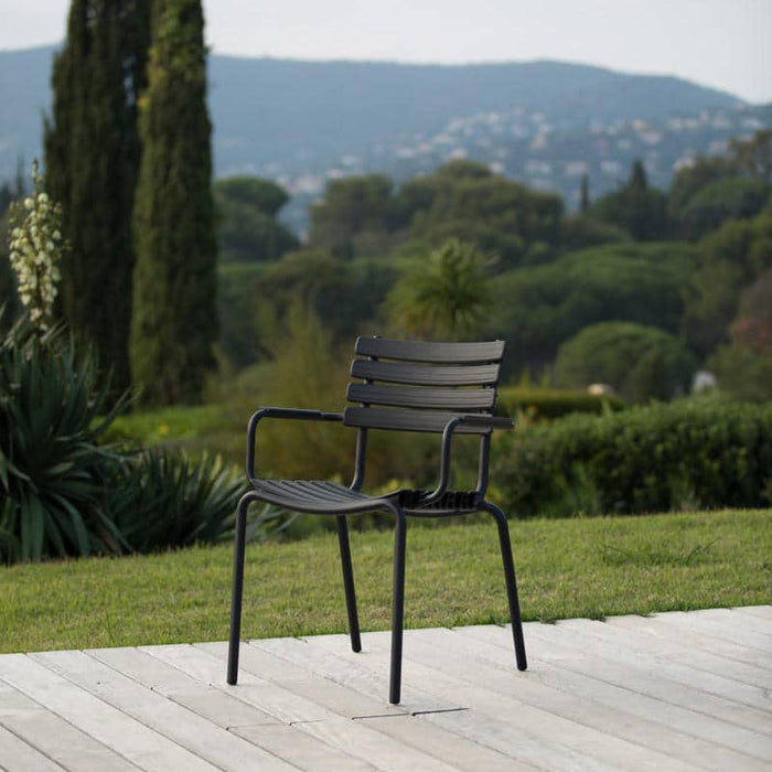 Houe ReCLIPS Outdoor Arm Chair with Bamboo Arm Rest - Nella Online