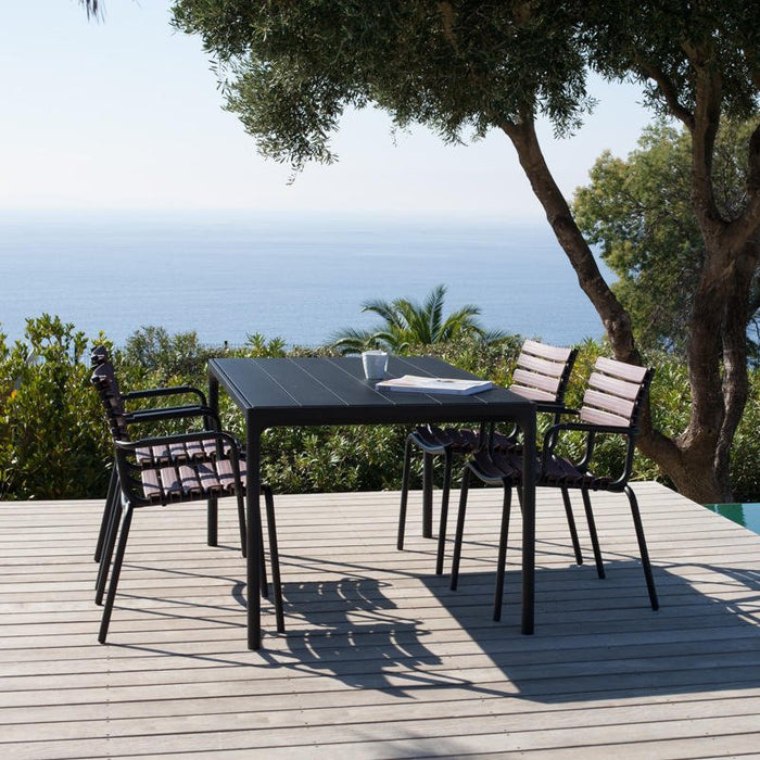 Houe ReCLIPS Outdoor Arm Chair with Bamboo Arm Rest - Nella Online