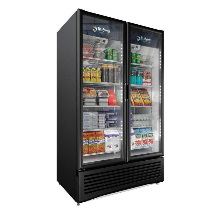 Imbera 47” Elite Series Two Section Glass Door Refrigerator - 42862 - Nella Online