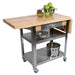 John Boos CUCE50 50" x 20" Cucina Elegante Cart with 2 Drop Leaves - Nella Online