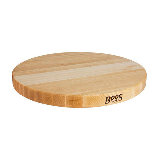 John Boos R-18 18” Round Maple Cutting Board - Nella Online