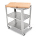John Boos CU-CULART30 30" x 20" Cucina Culinarte' Cart with Removable Top & Stainless Steel Shelf - Nella Online