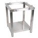 John Boos CUCLA24BT Cucina Laforza 24" x 24" x 6" Maple Wood Butcher's Block with Stainless Steel Stand - Nella Online