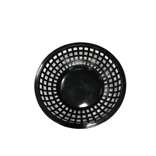 Johnson-Rose 80751 8" Round Plastic Basket - Black - Nella Online