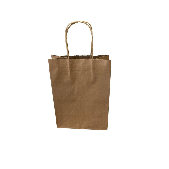 Kesgi FI662064 8" x 5"x 11" Brown Kraft Paper Bag - 200 Bags/Box - Nella Online
