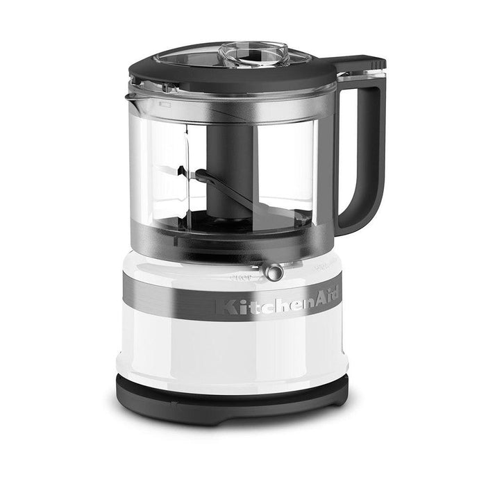 KitchenAid KFC3516WH 3.5-Cup Mini Food Processor with Compact and Lightweight Design - White - Nella Online