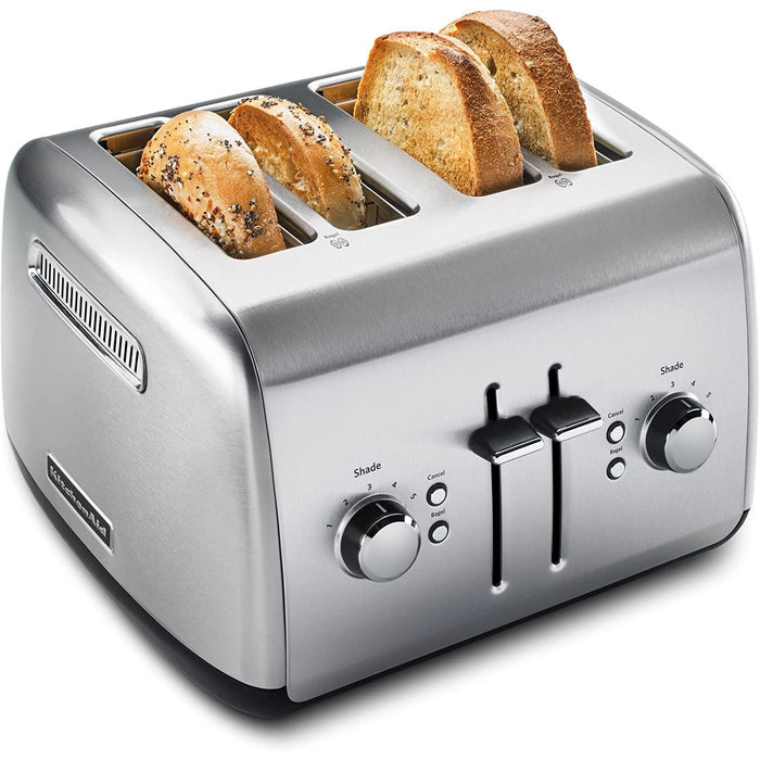 KitchenAid KMT4115CU 4-Slice Toaster with Manual High Lift Lever