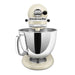 KitchenAid KSM150PSAC 5 Qt. Artisan Tilt Head Countertop Stand Mixer - Almond Cream - Nella Online