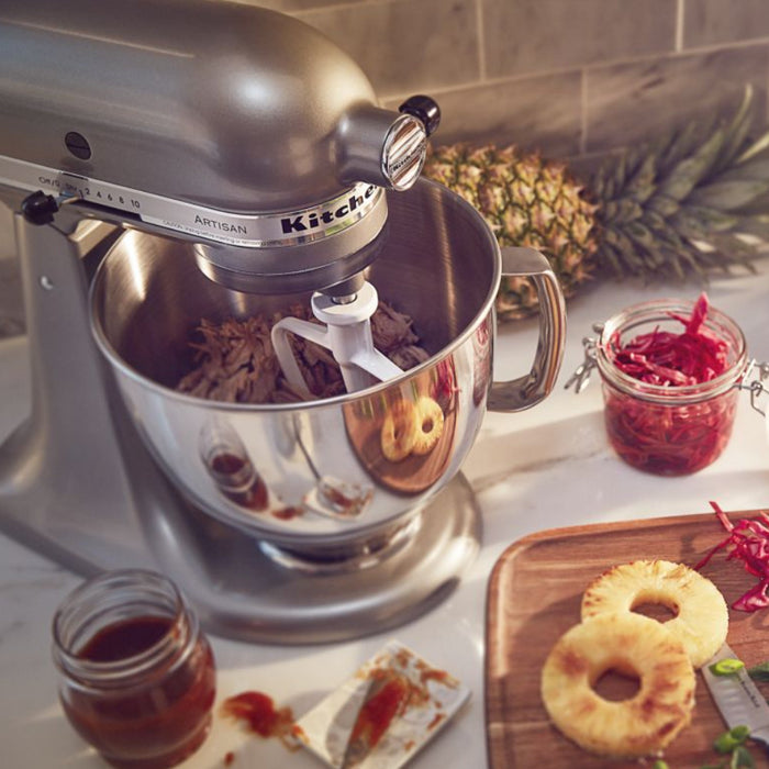 KitchenAid KSM150PSCU 5 Qt. Artisan Tilt Head Countertop Stand Mixer - Contour Silver - Nella Online