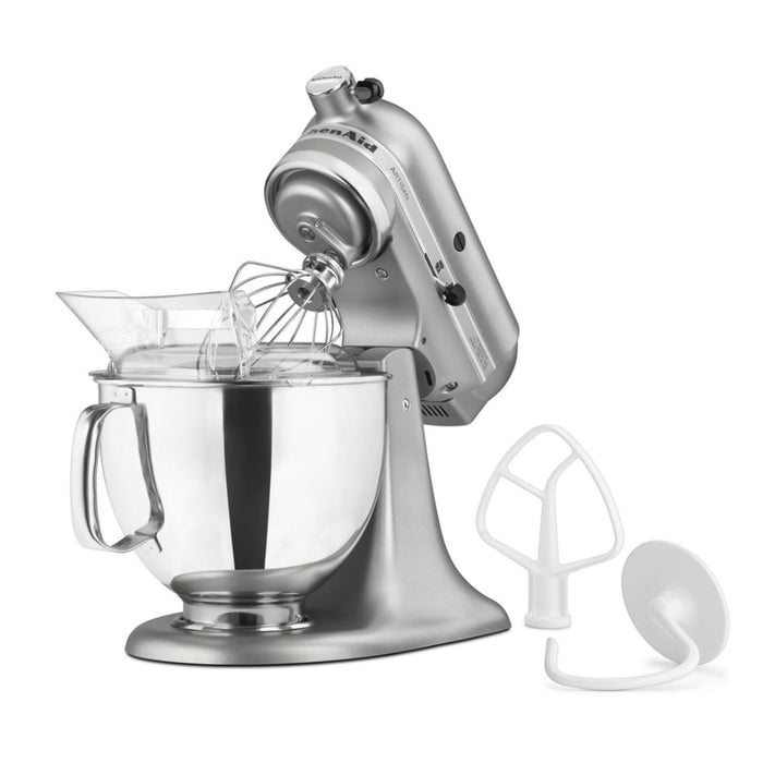 KitchenAid KSM150PSCU 5 Qt. Artisan Tilt Head Countertop Stand Mixer - Contour Silver - Nella Online