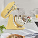 KitchenAid KSM150PSMY 5 Qt. Artisan Tilt Head Countertop Stand Mixer - Majestic Yellow - Nella Online