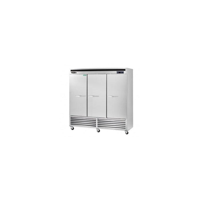 Nella KBSR-3 81" Bottom Mount Solid 3-Door Reach-In Refrigerator