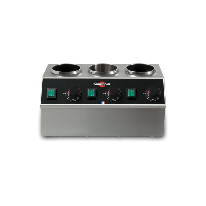 Krampouz BECID3AS Triple Sauce Warmer - Nella Online