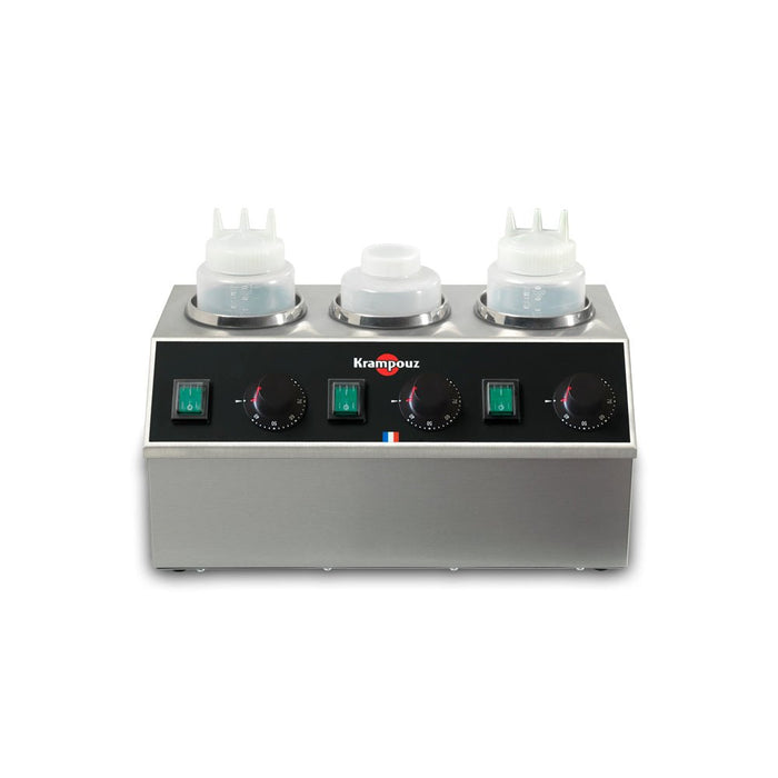 Krampouz BECID3AS Triple Sauce Warmer - Nella Online