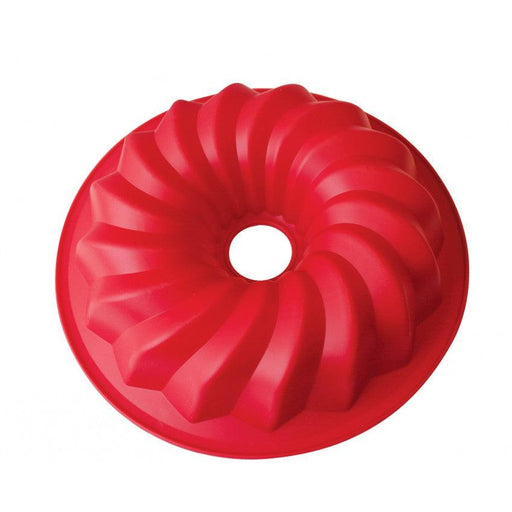 La Patisserie PATS-H-BU 10" Red Silicone Bundt Pan - Nella Online