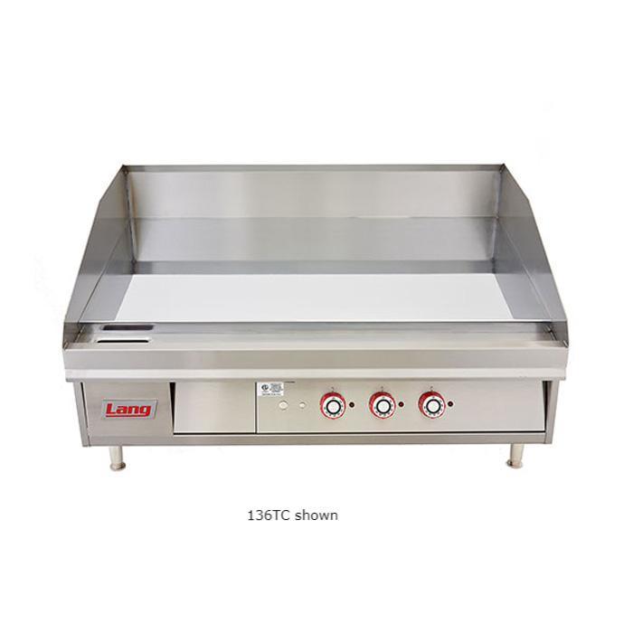 Lang 148T 48" Countertop Electric Griddle with Snap-Action Control - 208/240V, 1/3 Phase - Nella Online