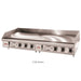 Lang 172T 72" Countertop Electric Griddle with Snap-Action Control - 208V, 3 Phase - Nella Online