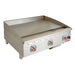 Lang 436TC 36" Countertop Chrome Plated Gas Griddle with Thermostatic Controls - 90,000 BTU - Nella Online