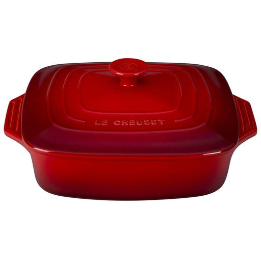 Le Creuset PG1357S3A-2467 2.75 Qt. Square Casserole Dish with Lid - Cherry Red - Nella Online