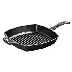 Lodge L8SGP3CN 10.5" Square Cast Iron Grill Pan