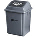 M2 Professional WM-PS0040 40 L EZ-Push Square Waste Container w/Lid - Nella Online