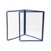 Magnum 43933 8.5" x 11.25" Triple Menu Cover - Blue - Nella Online