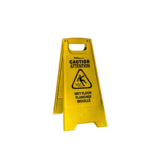 Magnum MAG45100 24.25" x 11.38" A-Shape Wet Floor Warning Sign - English/French - Nella Online