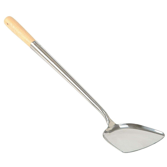 Magnum 5002 18" Chinese Turner with Round Wooden Handle - Nella Online