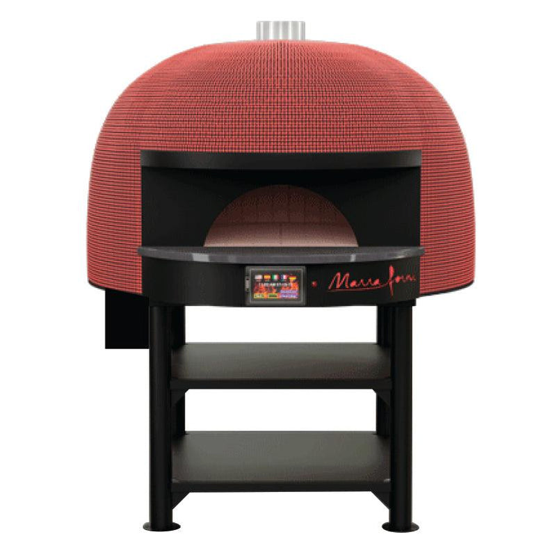 Marra Forni NP90 56" Neapolitan Gas / Wood Fired Commercial Brick Pizz ...