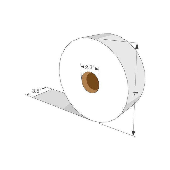 Merfin 207 Exclusive 2-Ply Jumbo Bath Tissue -8 Rolls/Case - Nella Online