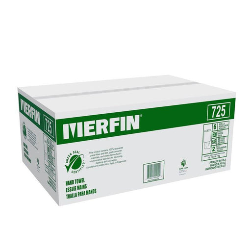 Merfin 725 600' Roll 2-Ply Center Pull Paper Towel - 6 Per Case - Nella Online