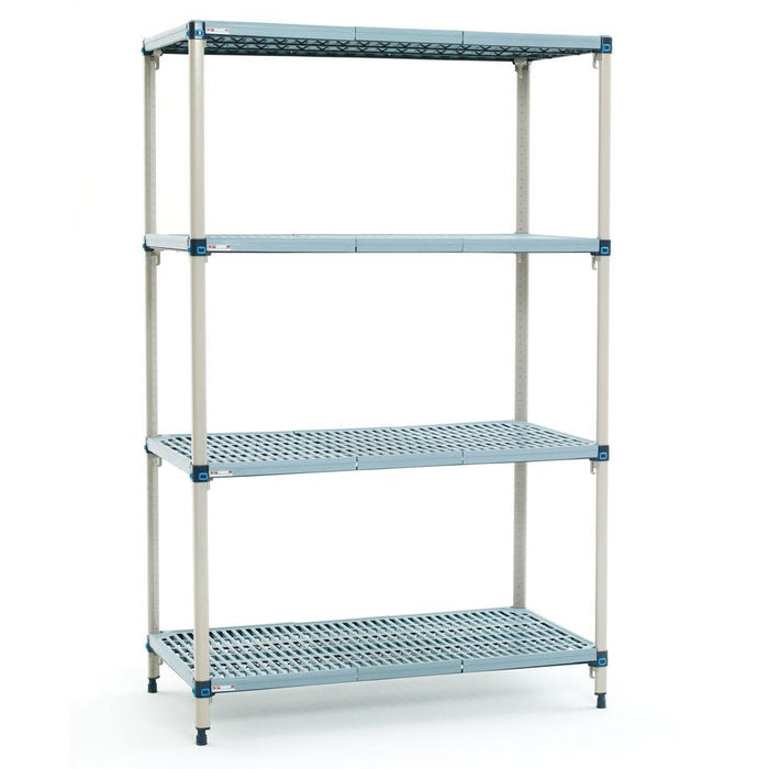 MetroMax 63" x 36" Polymer Louvered Shelf Kit - Q336G3 - Nella Online