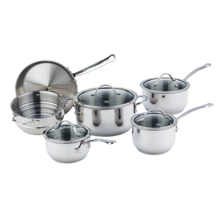 Meyer 10-Piece Stainless Steel Nouvelle Cookware Set - 8501-10-00