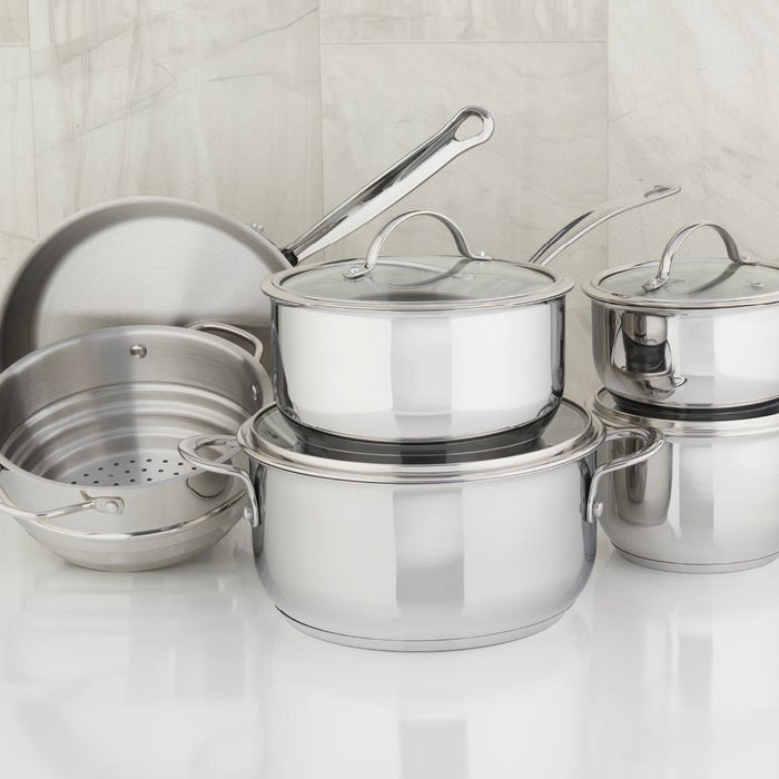 Meyer 10-Piece Stainless Steel Nouvelle Cookware Set - 8501-10-00